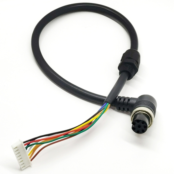 4P Right Angle Aviation Head Waterproof Electrical Wire